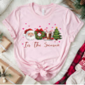 Kerst, retro vrolijk, Grappig Kerstcadeau shirt