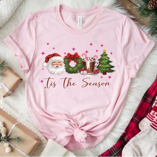 Kerst, retro vrolijk, Grappig Kerstcadeau shirt