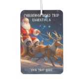 Kerst roadtrip essentials luchtverfrisser (Voorkant)
