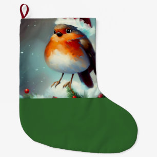 Kerst Robin 1 Grote Kerstsok