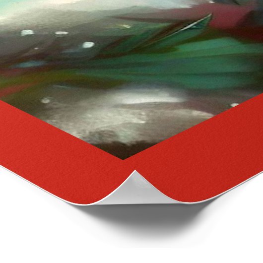 Kerst Robin 2 Poster (Hoek)