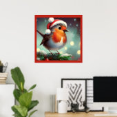 Kerst Robin 2 Poster (Thuiskantoor)