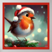 Kerst Robin 2 Poster (Voorkant)
