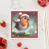 Kerst Robin 2 Servet (Insitu)