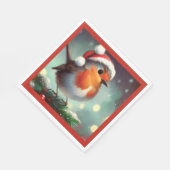 Kerst Robin 2 Servet (Hoek)