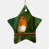 Kerst Robin Keramisch Ornament (Rechts)