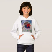 Kerst Robin Kinder Hoodie (Voorkant volledig)
