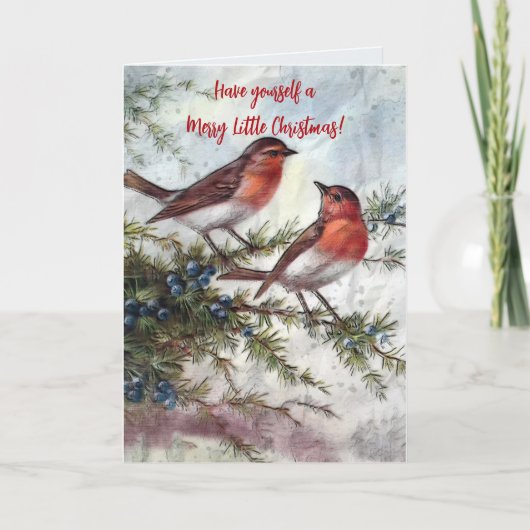 KERST ROBINS MILES APART KERST KAART (Voorkant)