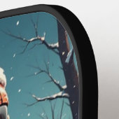 Kerst Robot Pickleball Paddle (Links Detail)