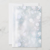 Kerst Rode Bessen Sneeuw Bedrijfs Kerstfeest Kaart (Achterkant)