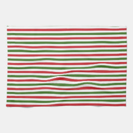 Kerst Rode en groene handdoeken