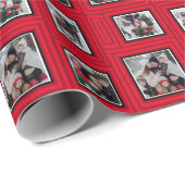 Kerst rode foto inpakpapier (Rol Hoek)