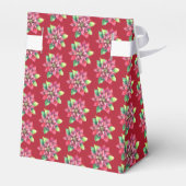 Kerst Rode Huwelijk cadeau doos Bedankdoosjes (Achterkant)