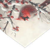 Kerst Rode Kardinaal Tafelloper (Hoek)