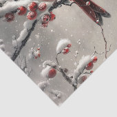 Kerst rode kardinaal vakantie weefsel papier (Detail)