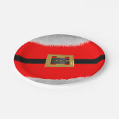 Kerst Rode Kerstman Party Papieren Borden Papieren Bordje (Gekanteld)