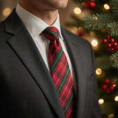 Kerst Rode Patroon Stropdas