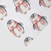 Kerst rode pepermunt pinguïns tissuepapier (Detail)