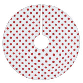 Kerst Rode Polka Dot Tree Rok Kerstboom Rok (Voorkant)
