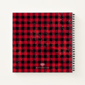 Kerst Rode  Truck Buffel Plaid Recept Notitieboek (Achterkant)