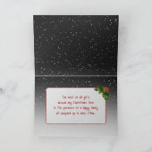 Kerst Rode Vrachtwagen met Candy Canes Feestdagen Kaart (Binnen)