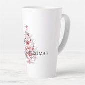 Kerst rode witte pepermuntboom latte mok (Rechterhoek)