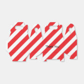 Kerst Rode Witte Streep Feest Favor Dozen Bedankdoosjes (Uitgevouwen)