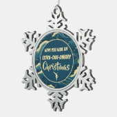 Kerst roeien grappig Ornament (Rechts)