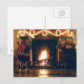 Kerst Romance en warmte  Briefkaart (Voorkant / Achterkant)