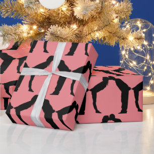 KERST ROMANTISCHE KUS INPAPPAPER CADEAUPAPIER