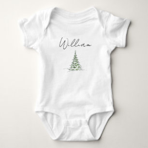 Kerst Rompertje met Eigen Naam 1e Kerst William Romper