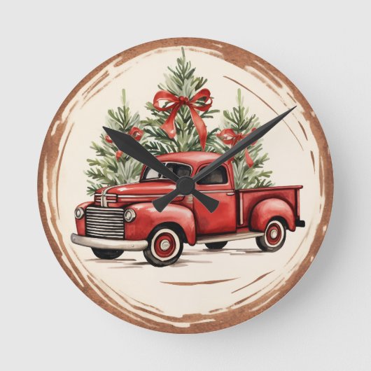  kerst rond de vrachtwagen ronde klok (Voorkant)