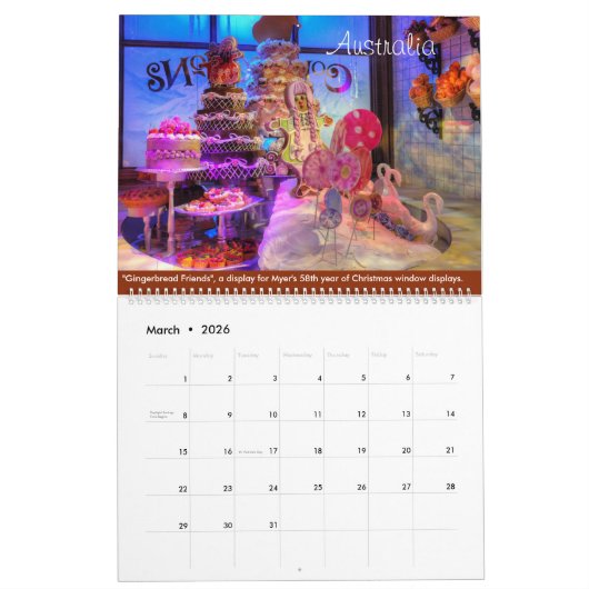 Kerst rond de wereld het hele jaar door kalender (Mar 2026)