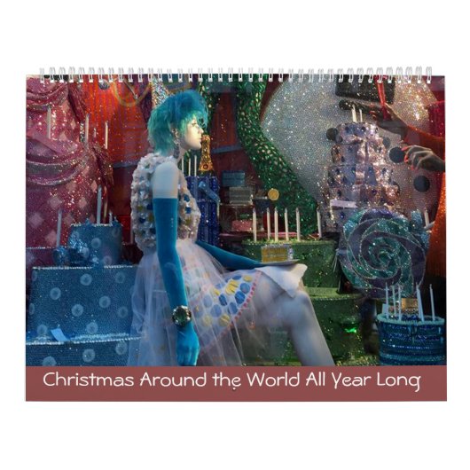 Kerst rond de wereld het hele jaar door kalender (Hoes)