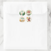 Kerst rond de wereld Sticker set vieren (Tas)