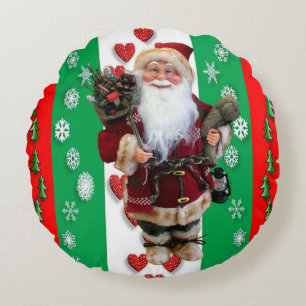 Kerst ronde kussen, Sinterklaas Rond Kussen