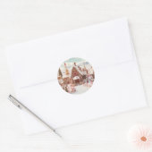  kerst ronde sticker (Envelop)