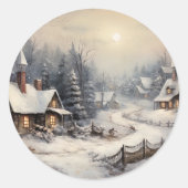  kerst ronde sticker (Voorkant)