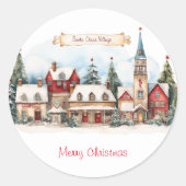  kerst ronde sticker (Voorkant)