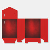 Kerst  Rood Bedankdoosjes (Ongevouwen)