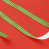 Kerst rood en groen Argyle Satijnen Lint