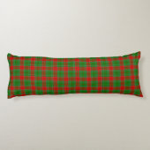 Kerst-rood en groen gelooid lichaamskussen (Achterkant)
