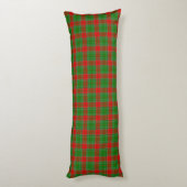 Kerst-rood en groen gelooid lichaamskussen (Achterkant (Verticaal))