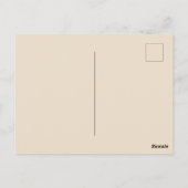 Kerst rood-gebaseerde Plaid Briefkaart (Achterkant)