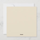 Kerst rood-gebaseerde Plaid Feestdagenkaart (Achterkant)