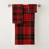 Kerst, Rood Geel Zwart Tartan Plaid Bad Handdoek (Insitu)