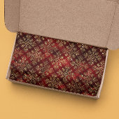 Kerst rood goud Elegant Glam Tissuepapier