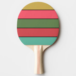 Kerst Rood Goud Groen Kleur op Waterverf Papier Tafeltennisbatje