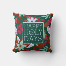 Kerst Rood Groen Bloemen Moderne Vakantie