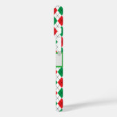 Kerst Rood & Groen geometrisch Case-Mate iPhone Case (Achterkant / Links)